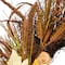 24" Unlit Autumn Harvest Artificial Cattail & Wheat Thanksgiving Wreath